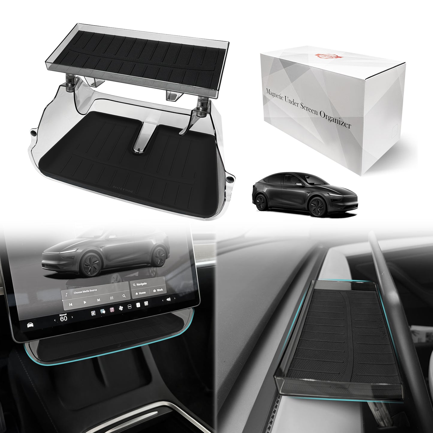 Under Screen Storage for 2026 Tesla Model Y Juniper