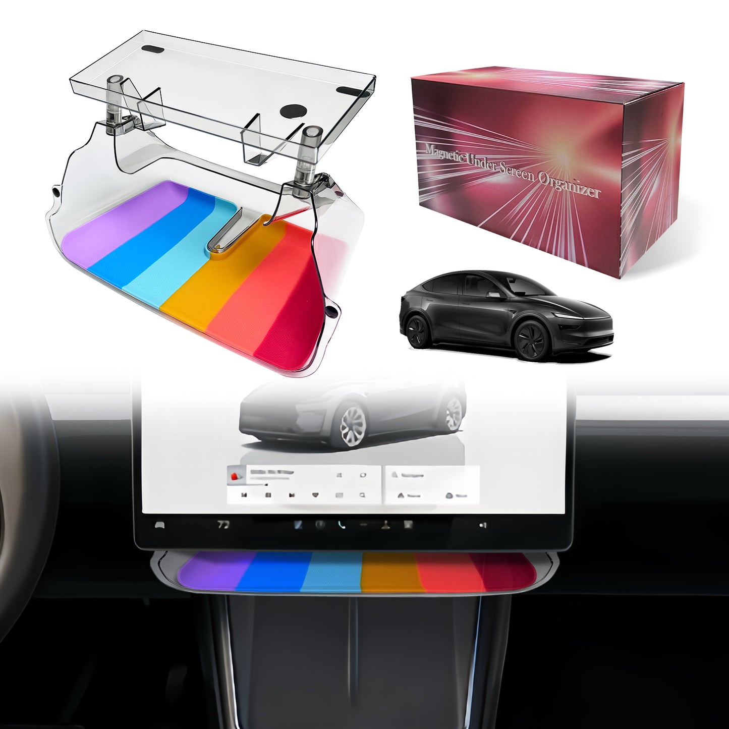 Under Screen Storage for 2026 Tesla Model Y Juniper