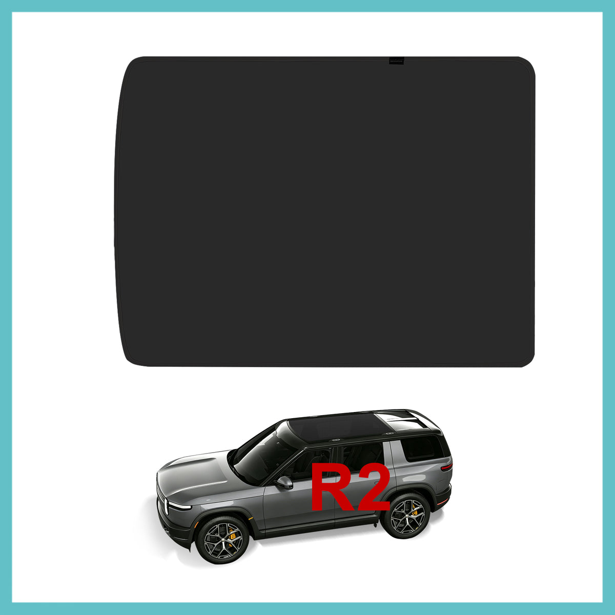 BestEvMod Foldable Roof Sunshade for 2027 2026 Rivian R2