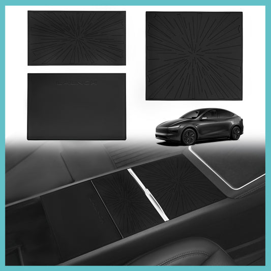 3PCS Center Console Cover Insert Liners for Tesla Model Y Juniper 2026