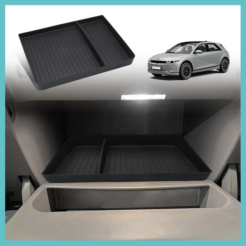 Ioniq5 Glove Box Organizer Tray TPE Anti-slip Shock Absorption from BestEvMod