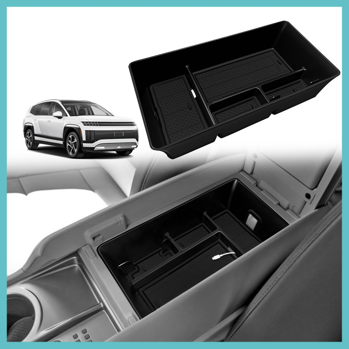 Center Console Organizer for Hyundai Ioniq 9 2026+