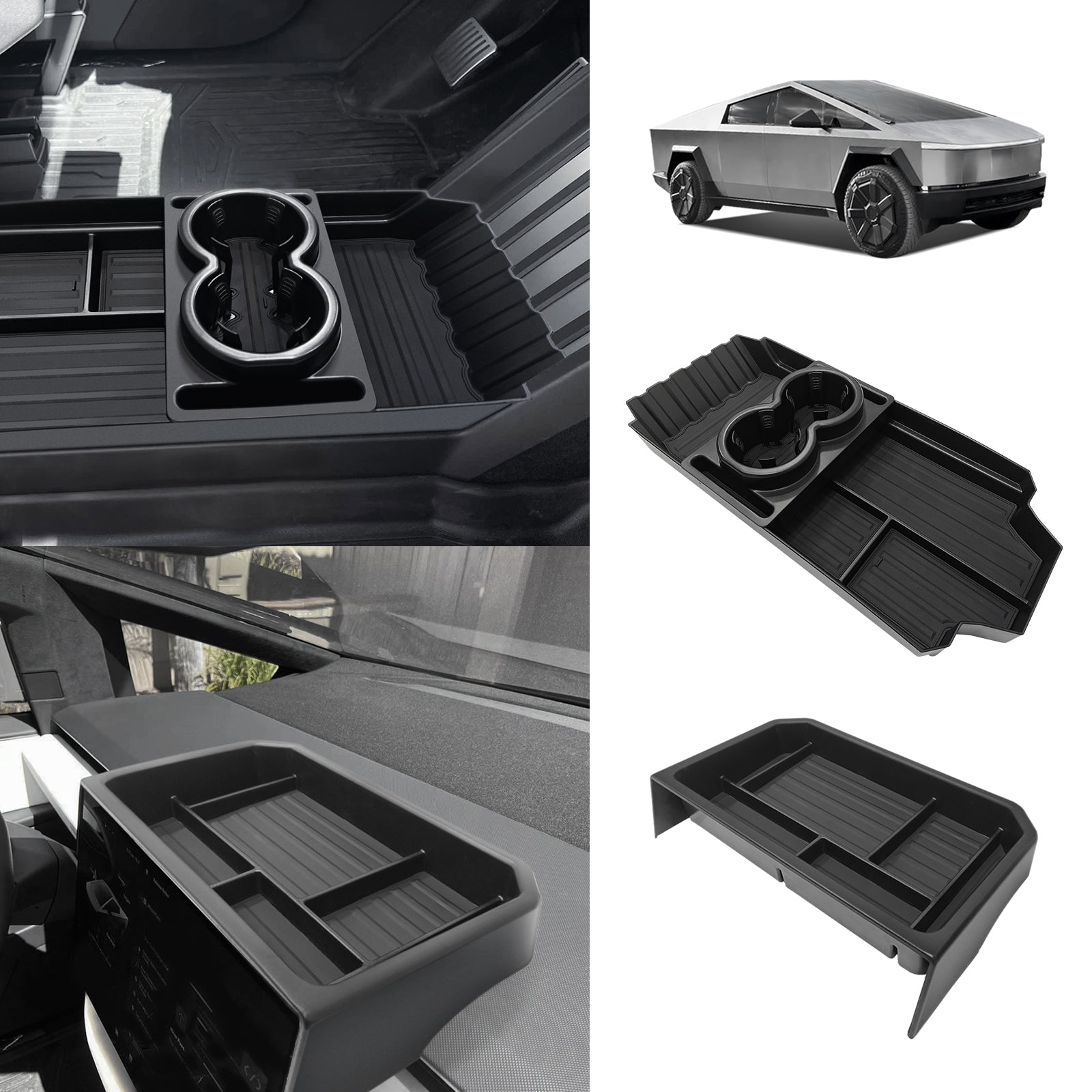 Bundle of Floor Lower Tray+ Screen Dash Tray for Cybertruck – EV-Vida