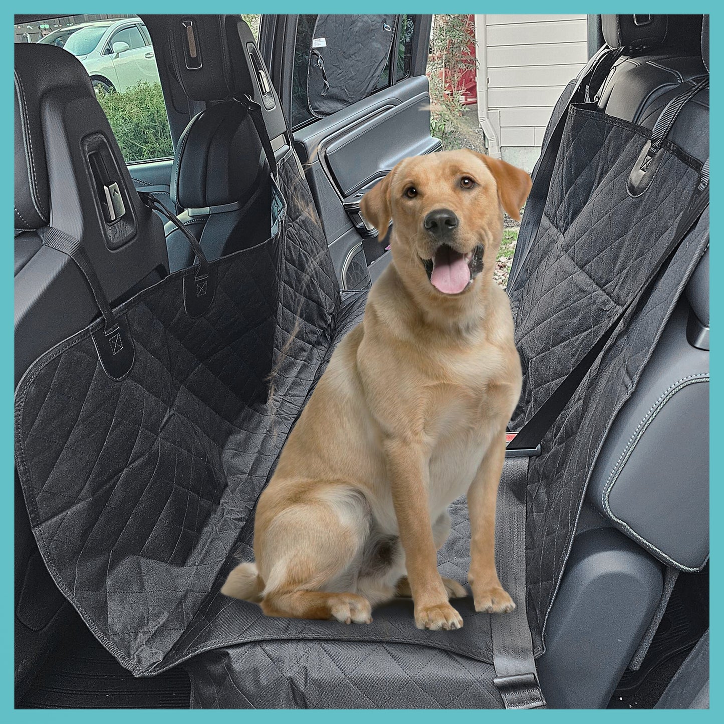 Pet Seat Cover Dog compatible with Rivian from BestEvMod