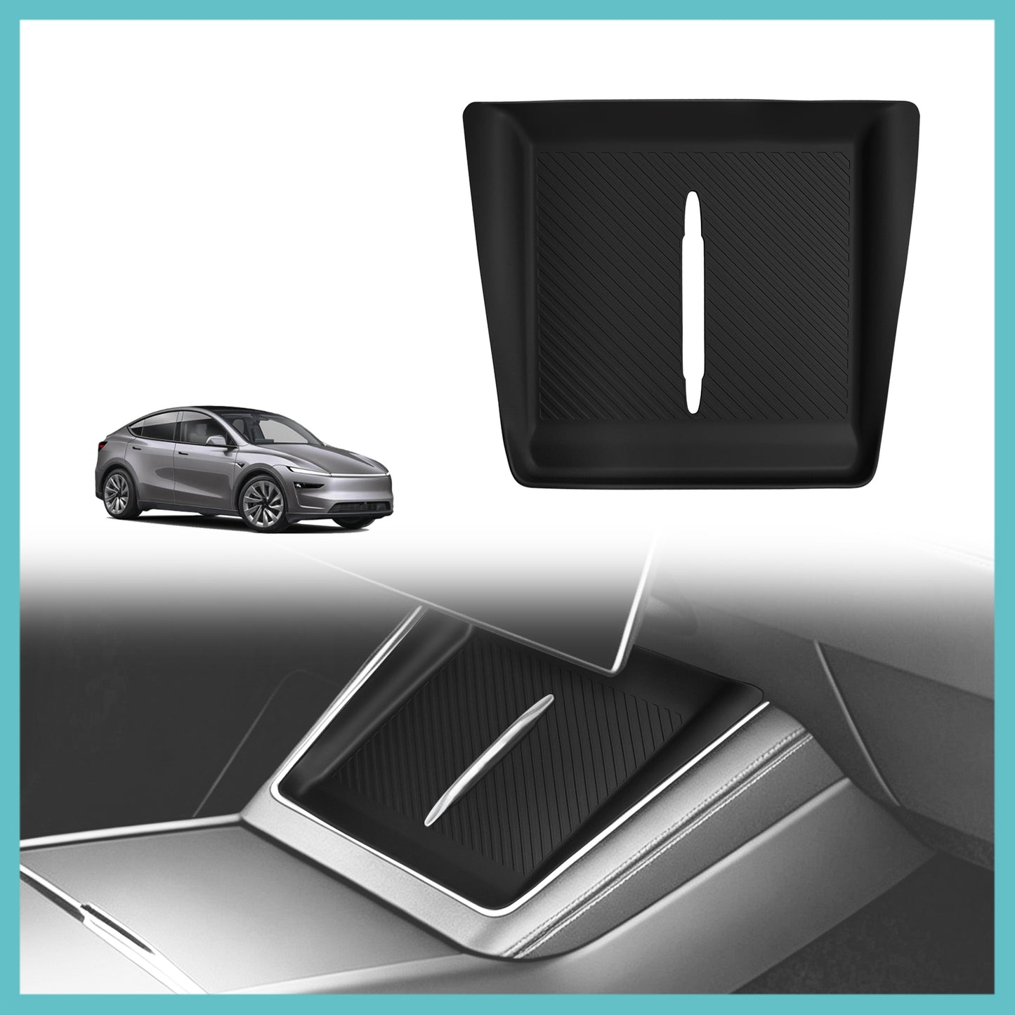 BestEvMod Wireless Charging Cover for 2026+ Tesla Model YL Non-Slip