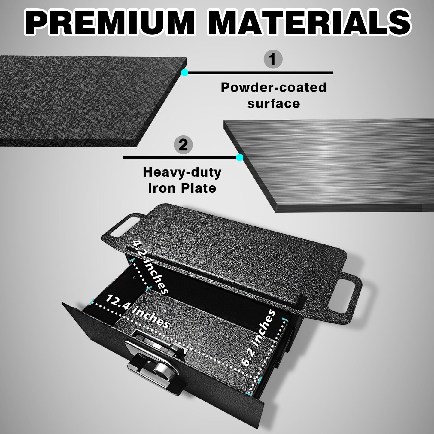 ‎Front Under Seat Drawer Safe for Cybertruck