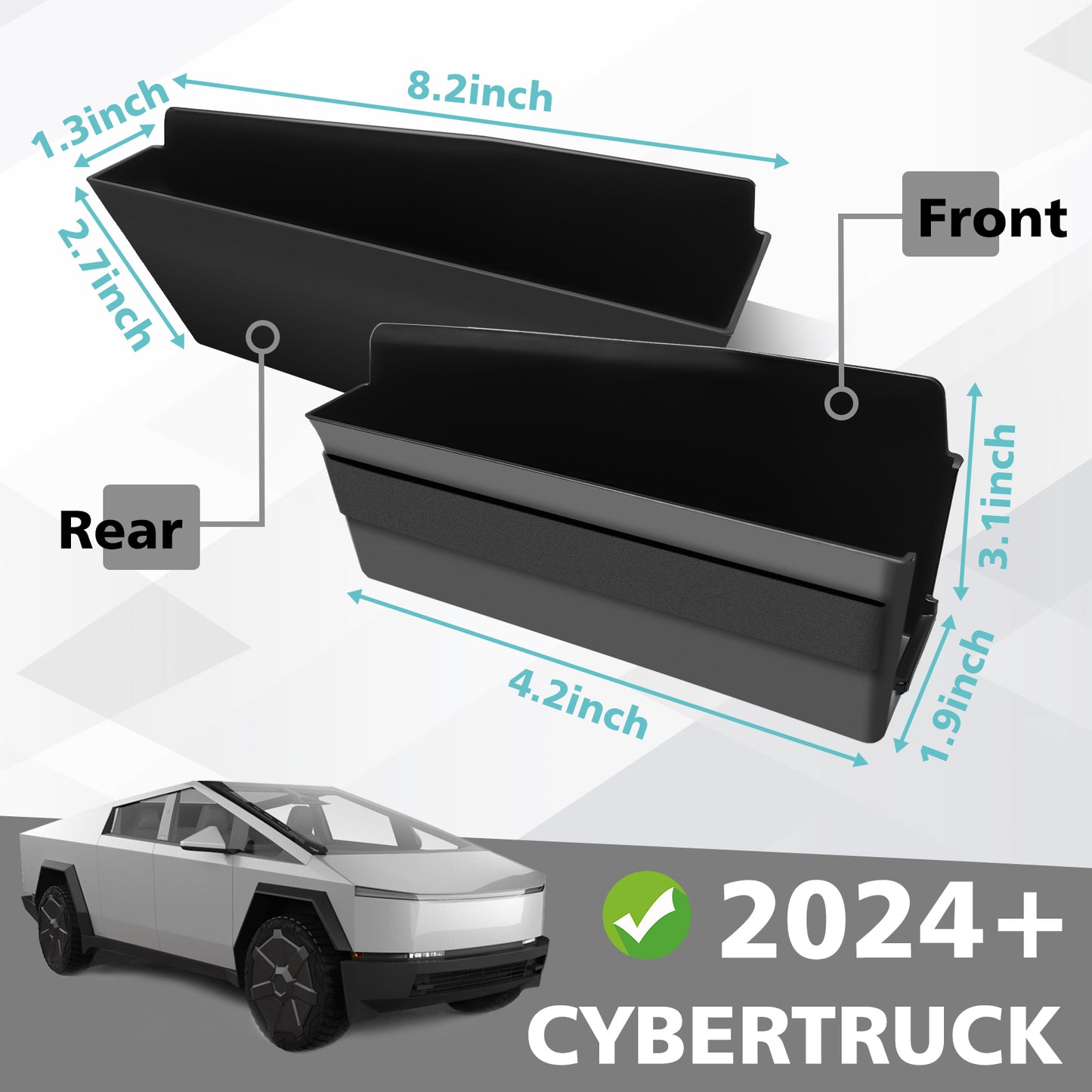 Interior Door Handle Storage for Cybertruck