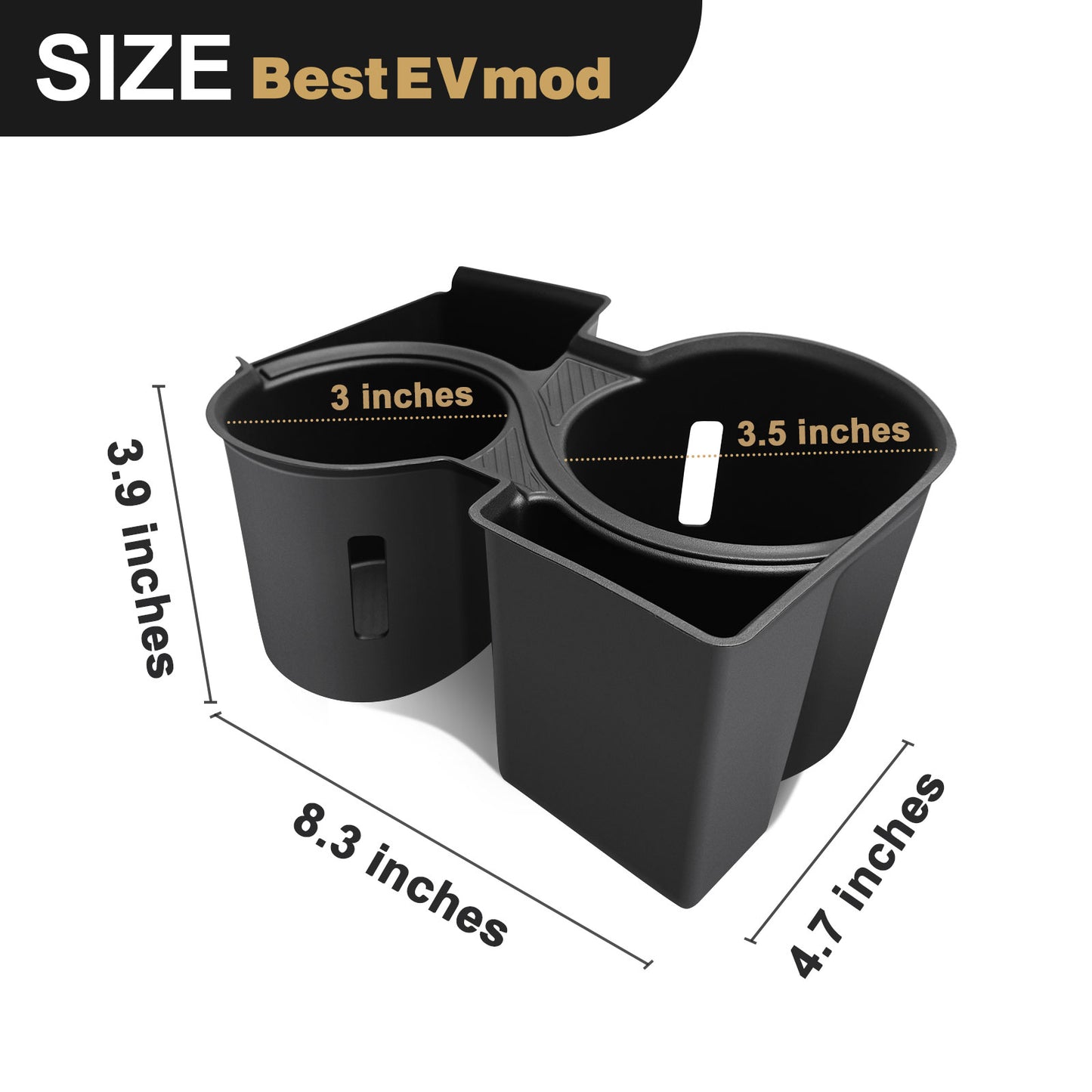 EV9 Center Console Cup Holder Insert from BestEvMod