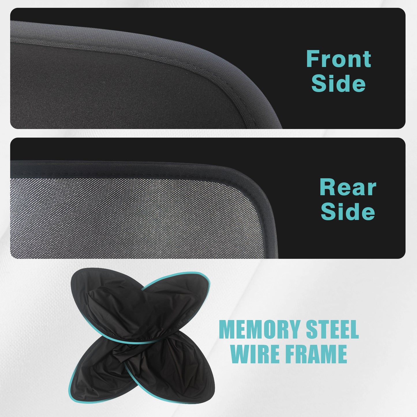 Compatible with Rivian R1S Foldable Roof Sunshade Accessories from BestEvMod FRONT ROOF ONLY