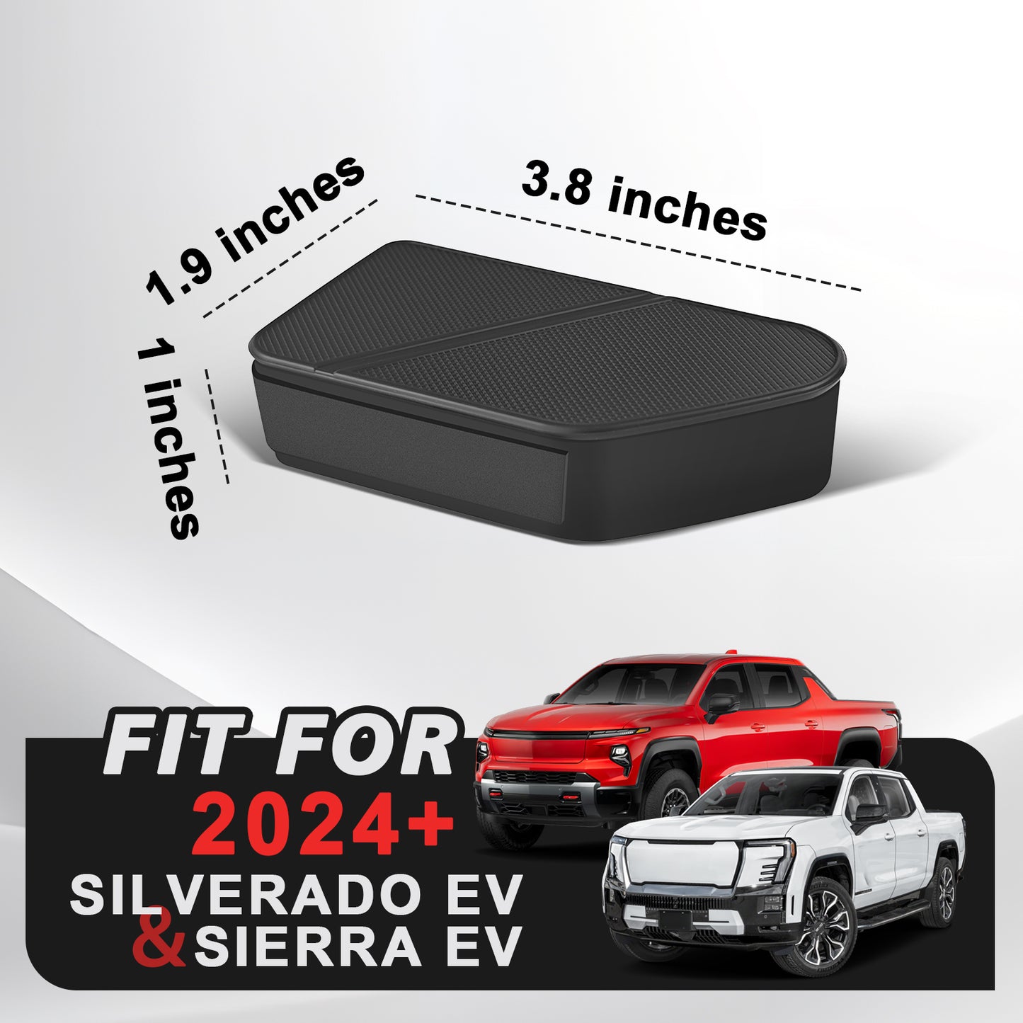 Bed Rail Stake Pocket Covers for Silverado EV /GMC Sierra 2024-2026