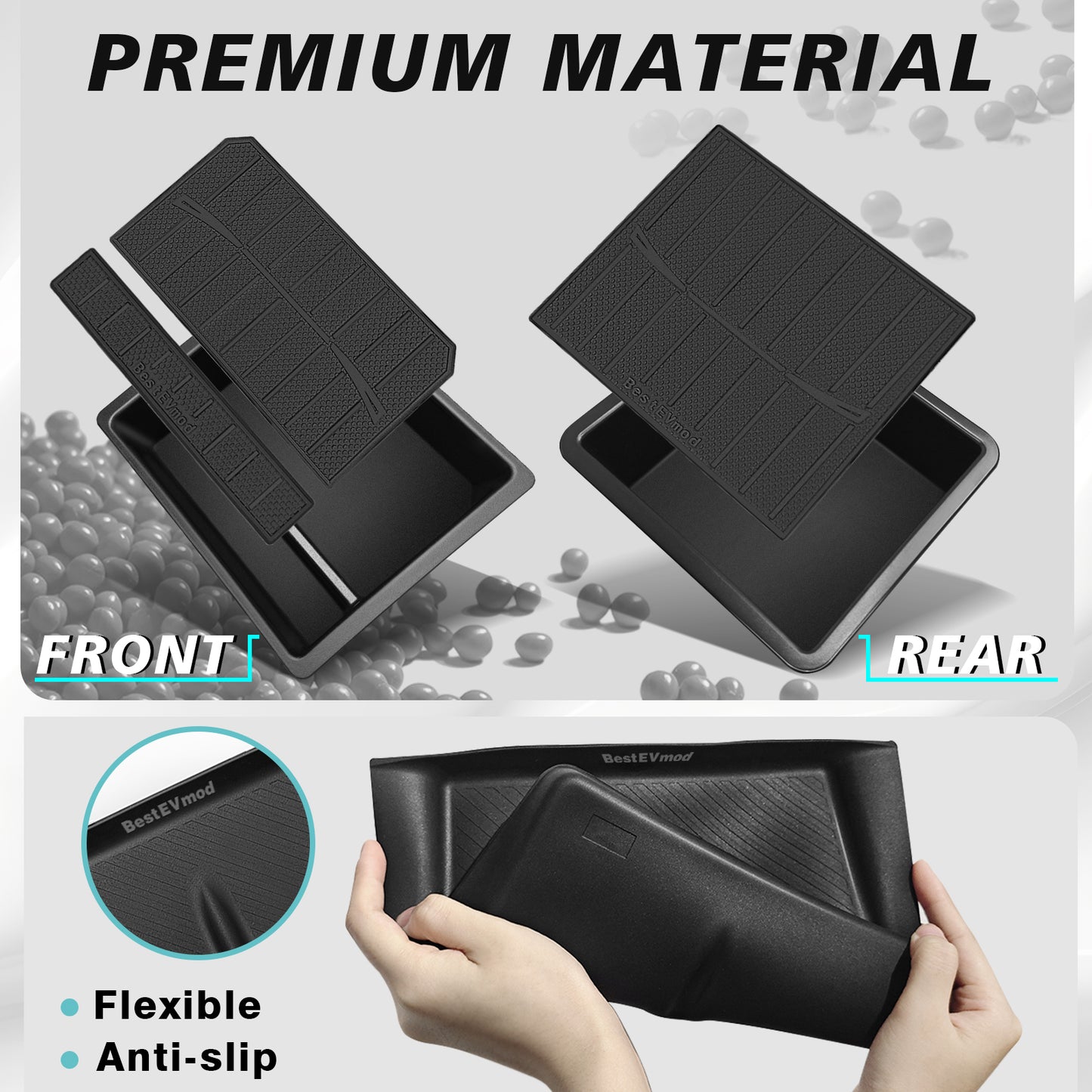 3PCS Center Console Organizer for Model Y Juniper