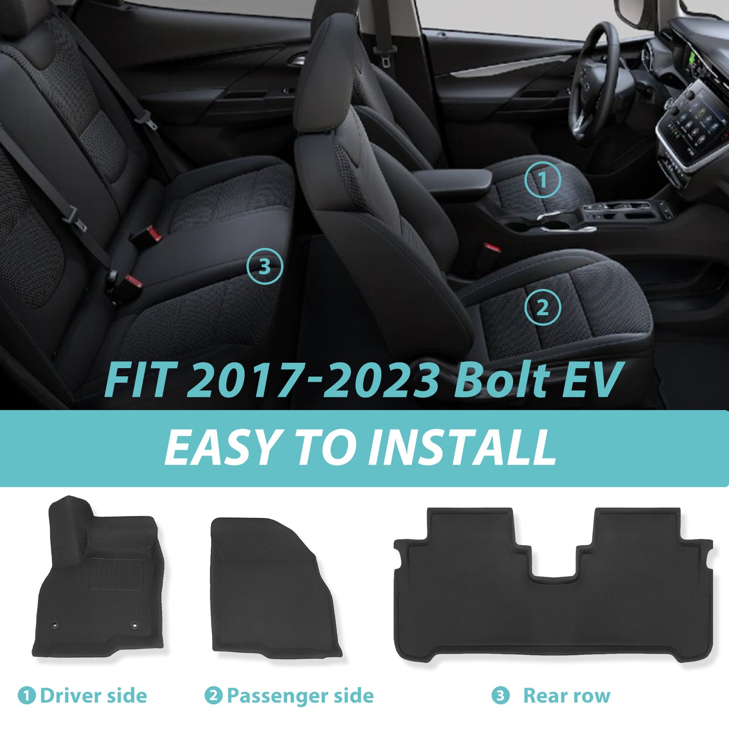 Bolt EV Floor Mats from BestEvMod