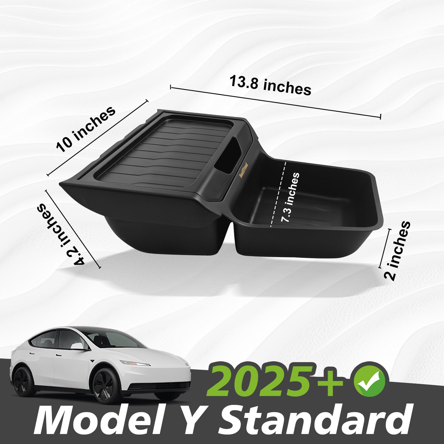 Lower Center Console Organizer for Tesla Model Y Juniper | Standard Version |