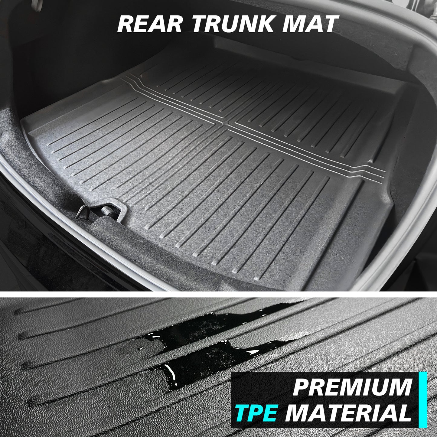 Cargo Liner Floor Mat Trunk Mat and Frunk Mat for New Model 3 from BestEvMod