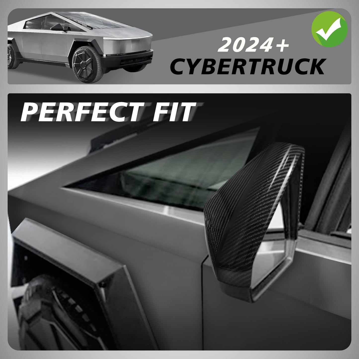 Side Mirror Covers for Cybertruck