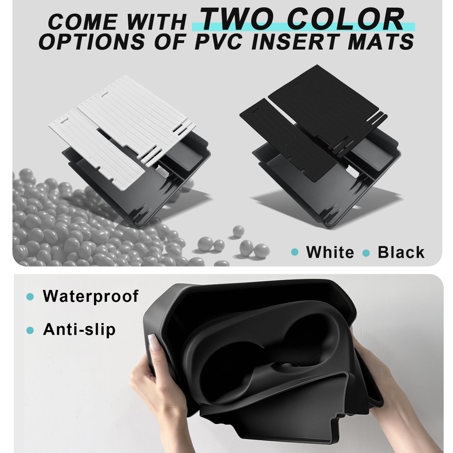 4PCS Center Console Organizer for 2026+ Tesla Model Y Juniper Standard Trim(ONLY Fit Juniper Standard Version)