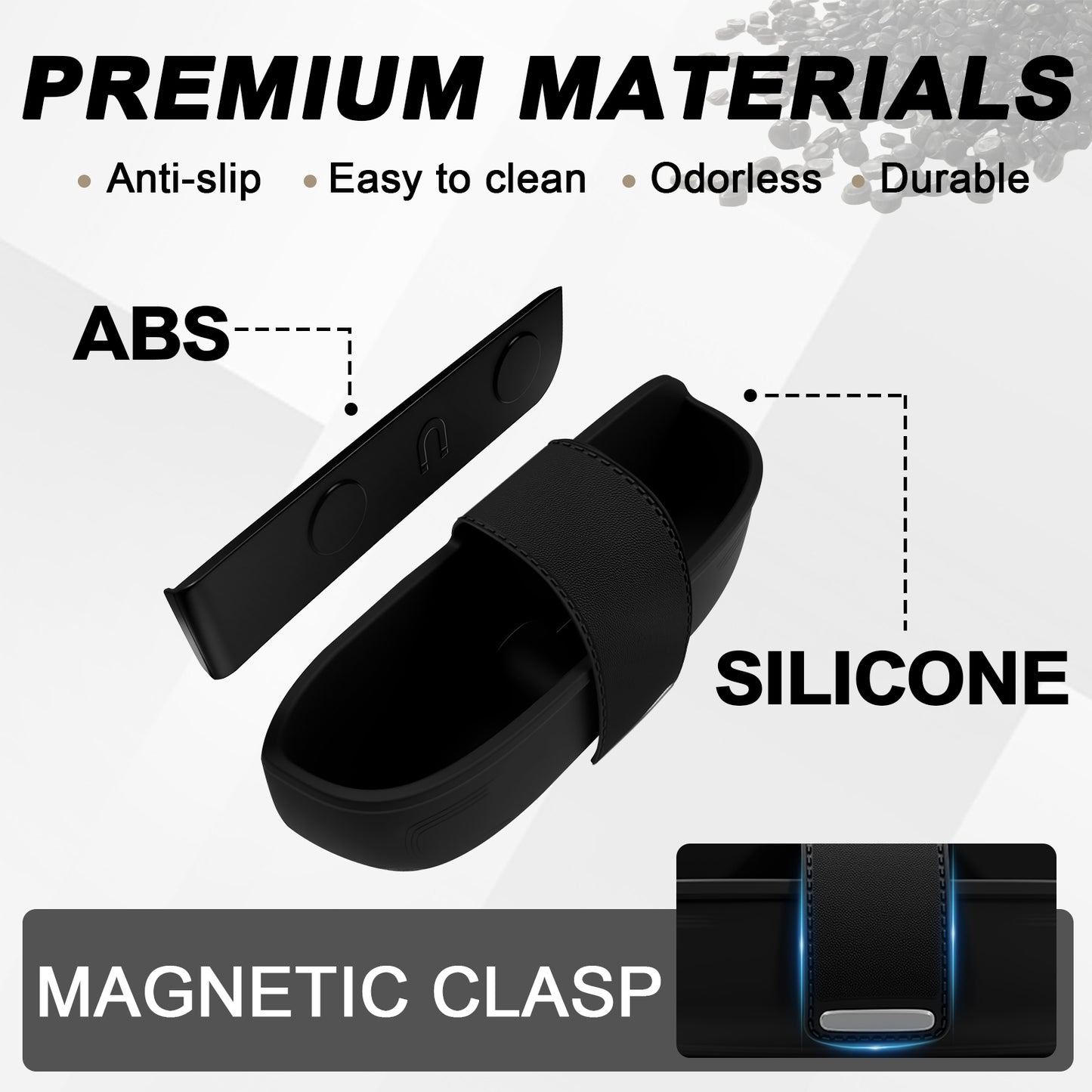 BestEvMod Magnetic Sunglasses Holder for 2025+ Model Y&YL/2024+Model3
