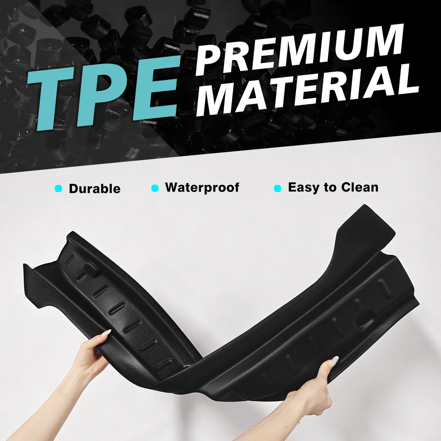 BestEvMod Rear Bumper & Trunk Sill Cover Protector for Tesla 2026+ Model YL