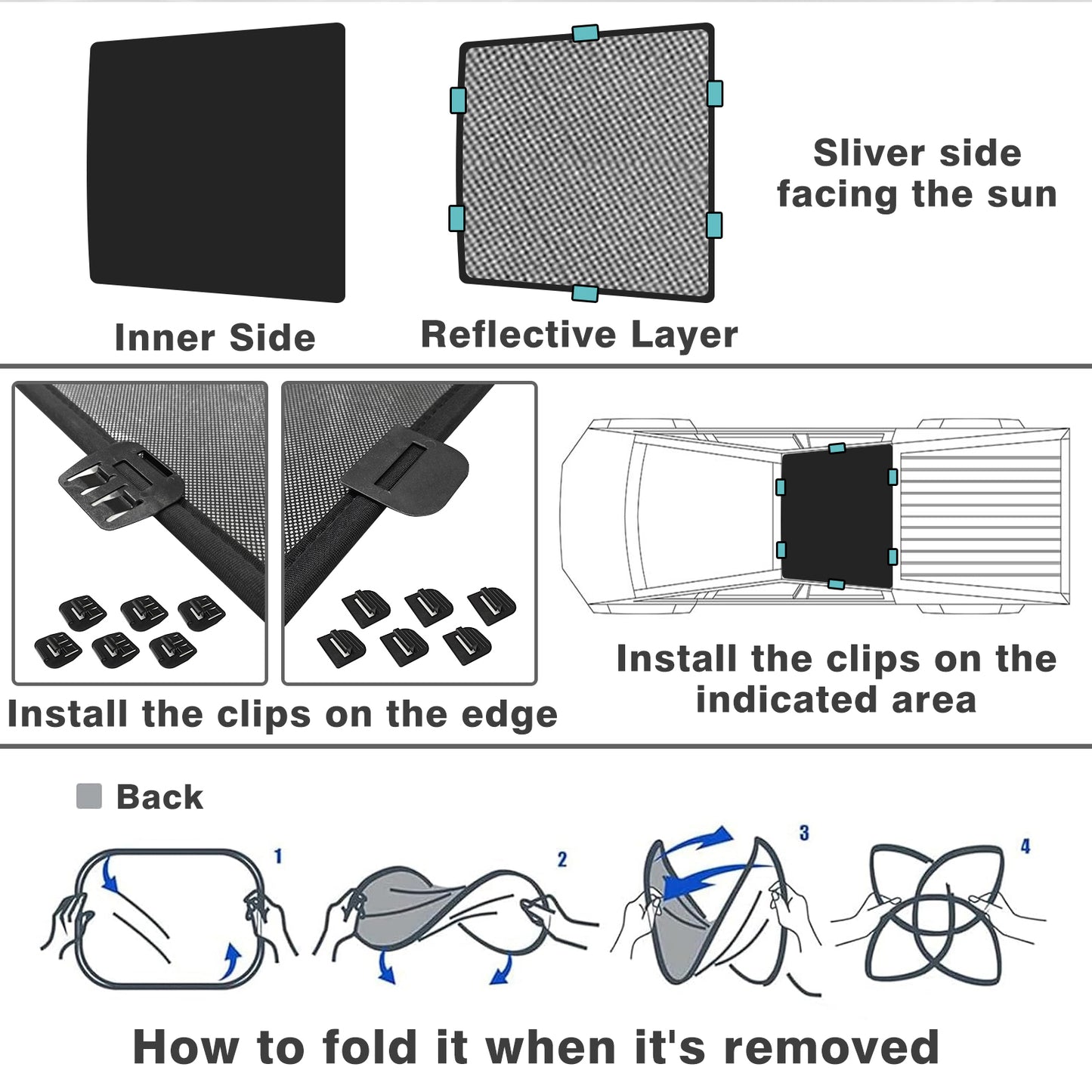 Roof Sunshade for Cybertruck