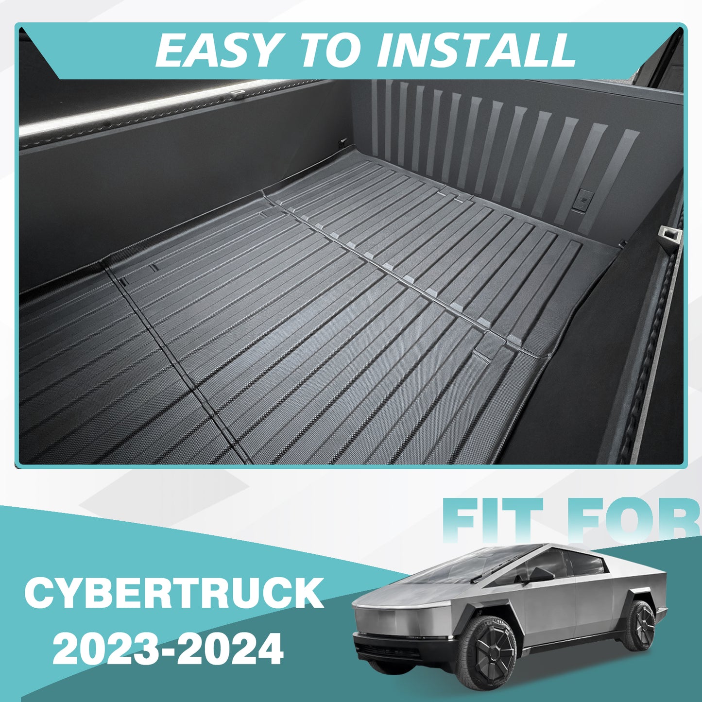 Truck Bed Mat Liner for Cybertruck