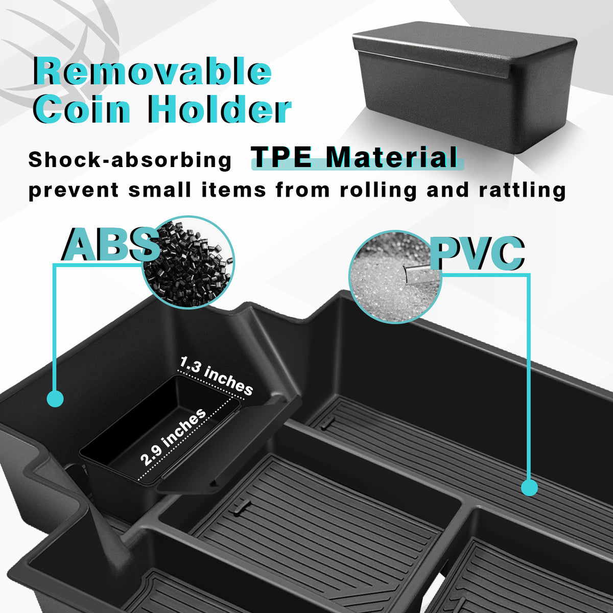 Center Console Organizer Tray (Top) for Silverado EV/Sierra EV 2024+