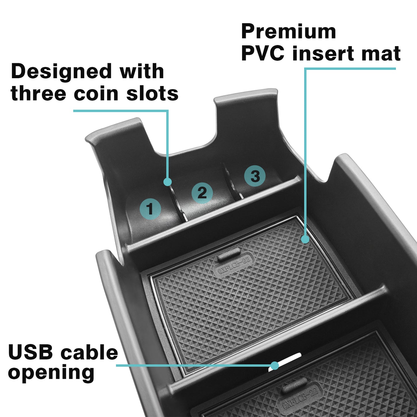 Bolt EV/EUV Center Console Organizer Tray Interior Accessories from BestEvMod