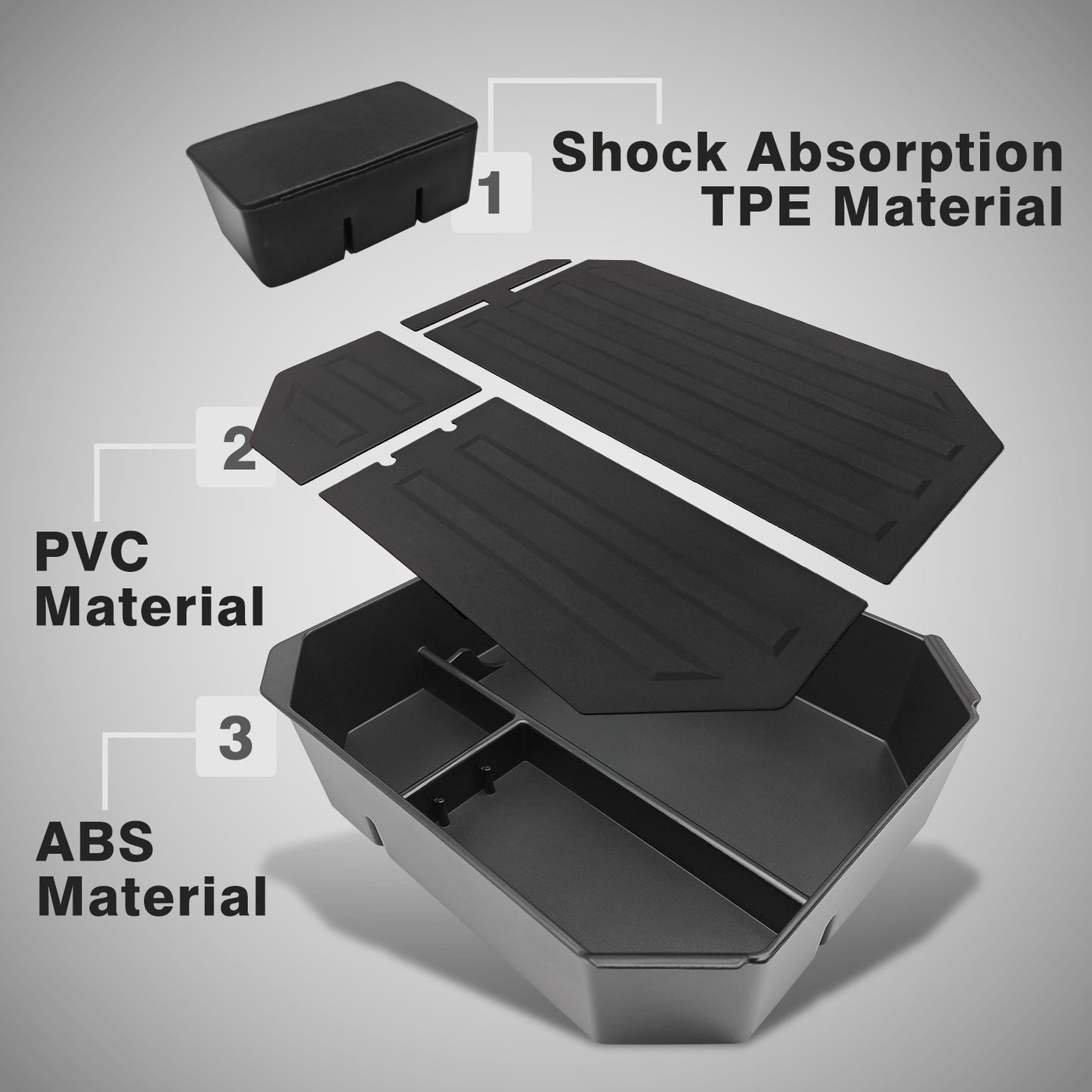 Center Console Organizer for Cybertruck