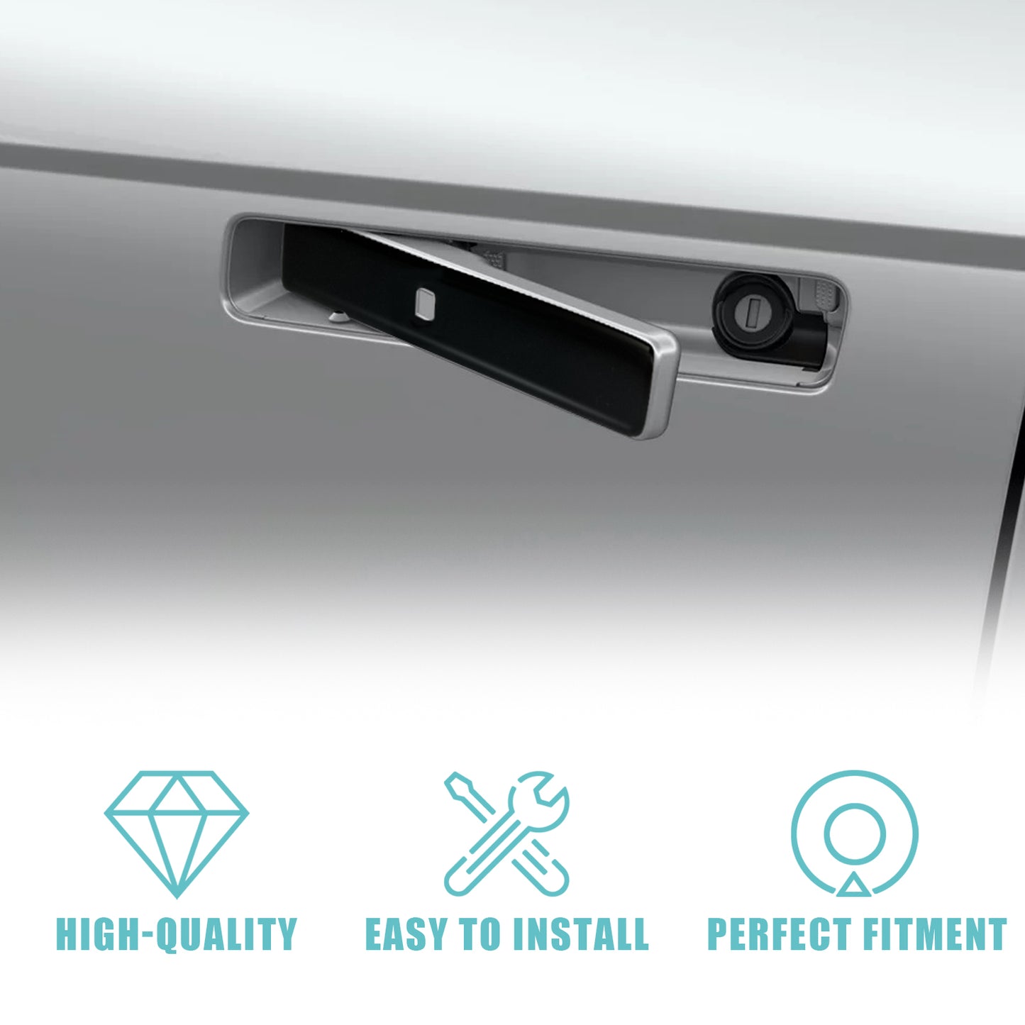Ioniq5 Door Handle Cover Decal Set of 4 Exterior Door Handle Wrap Scratch Protector from BestEvMod