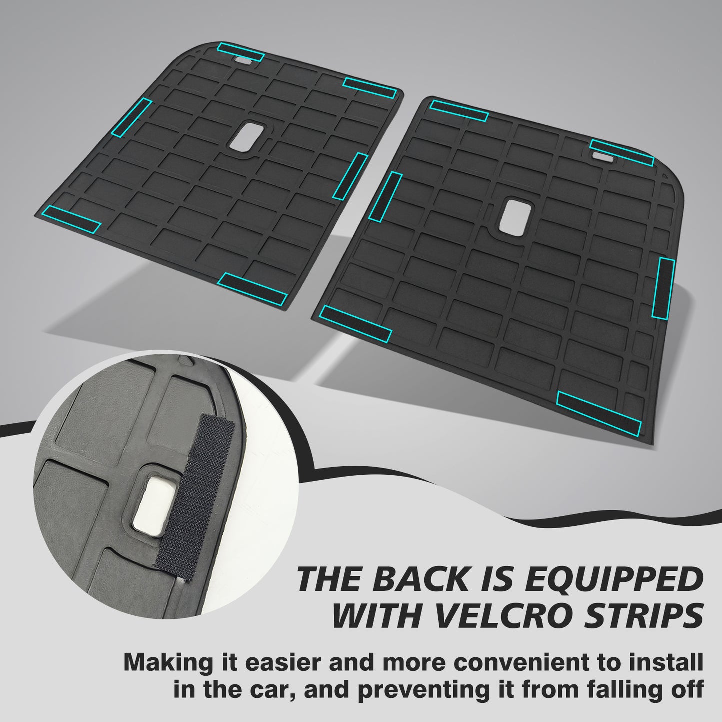 Bundle of EV9 6-Seat Seats Back Mat + Trunk Liner from BestEvMod