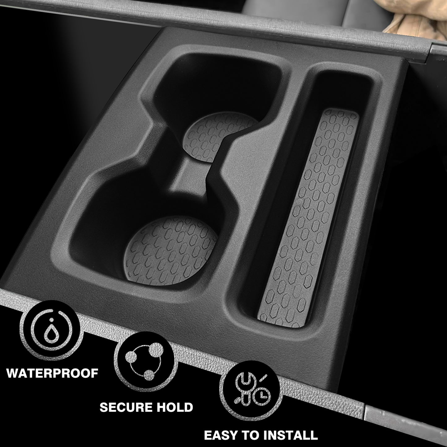 Center Console Cup Holder Insert for Silverado EV WT 2026 2025 2024