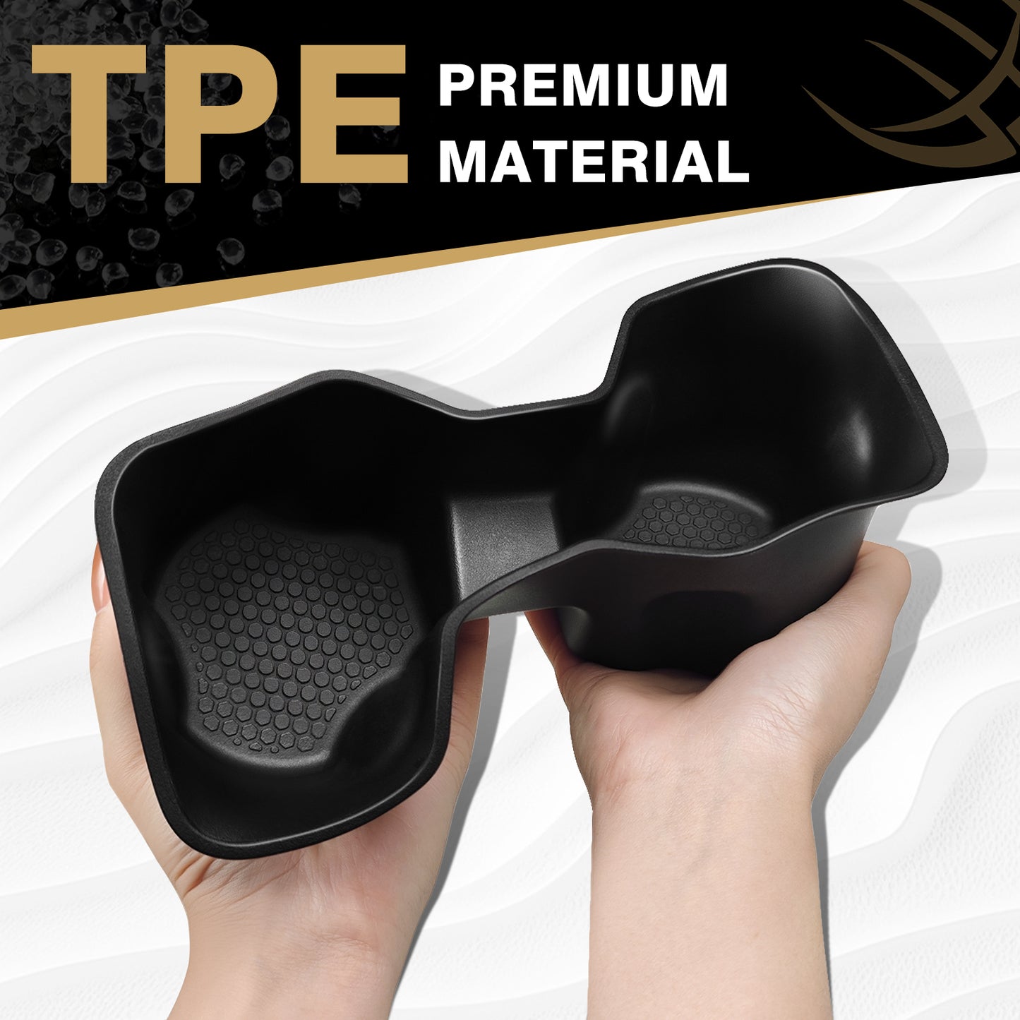 Center Console Cup Holder Insert for 2024-2026 Silverado EV RST & LT/GMC Sierra EV Denali