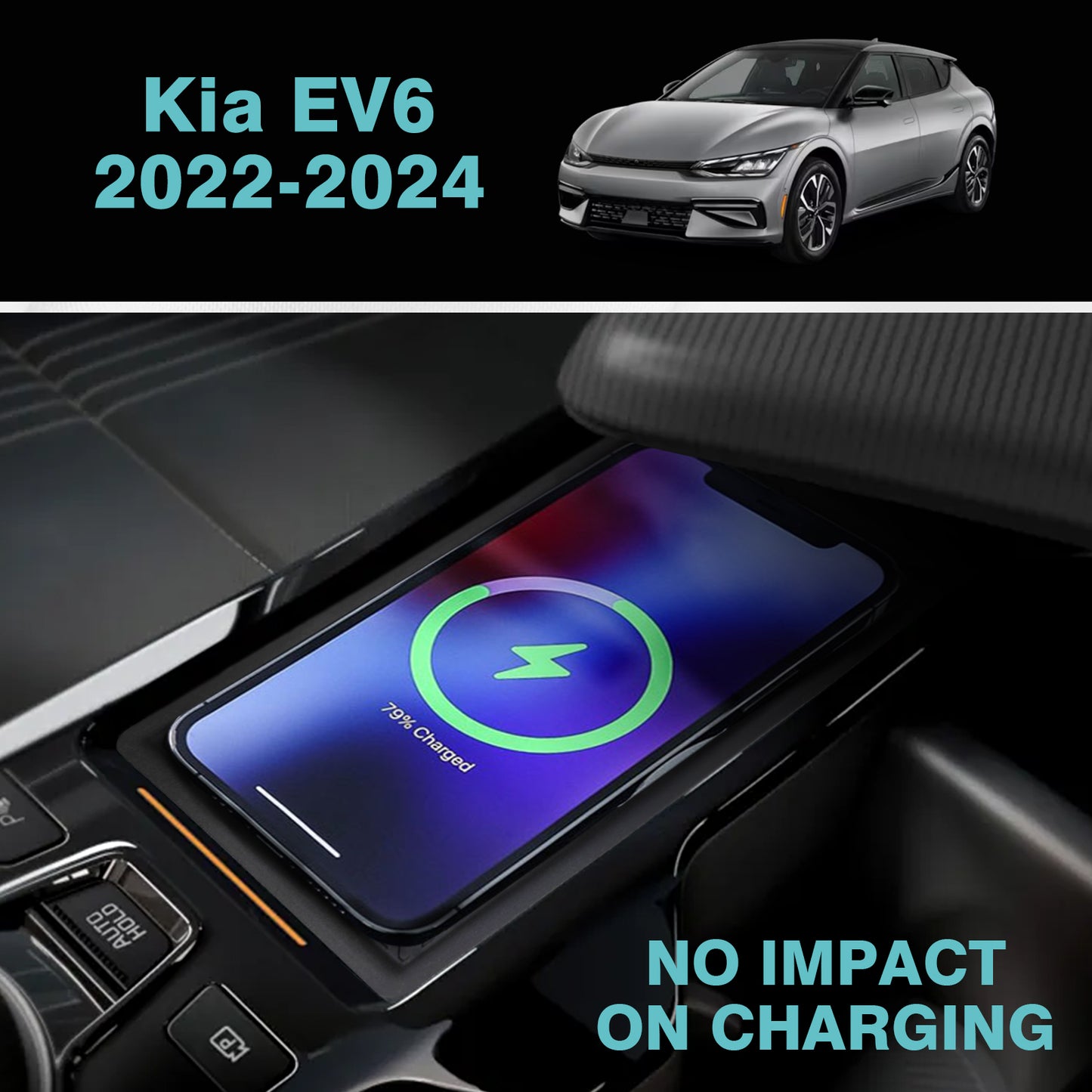 EV6 Wireless Charging Silicone Mat from BestEvMod