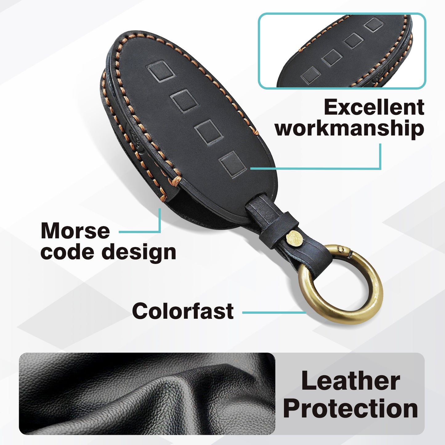 Key Fob Cover from BestEvMod for Ioniq 6 /Azera Grandeur /GN7 /Kona /Kona EV