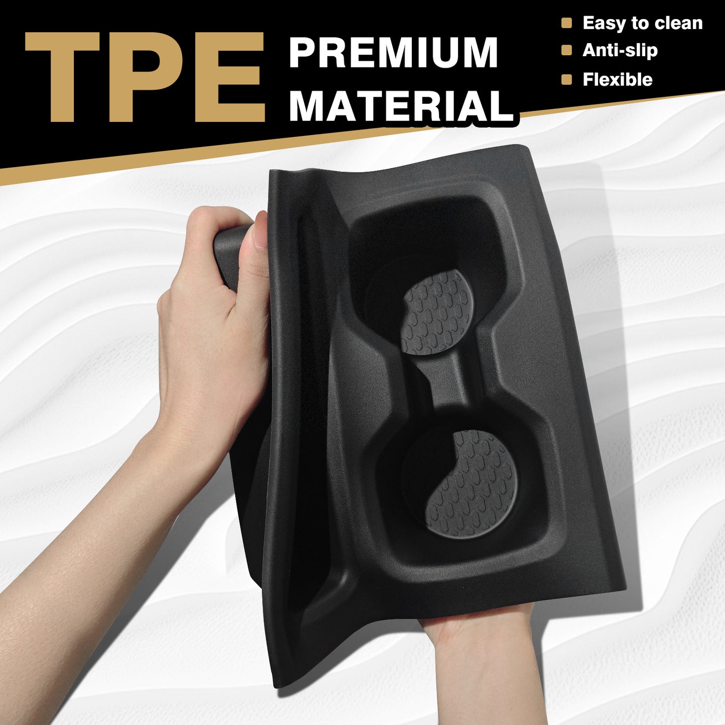 Center Console Cup Holder Insert for Silverado EV WT 2026 2025 2024