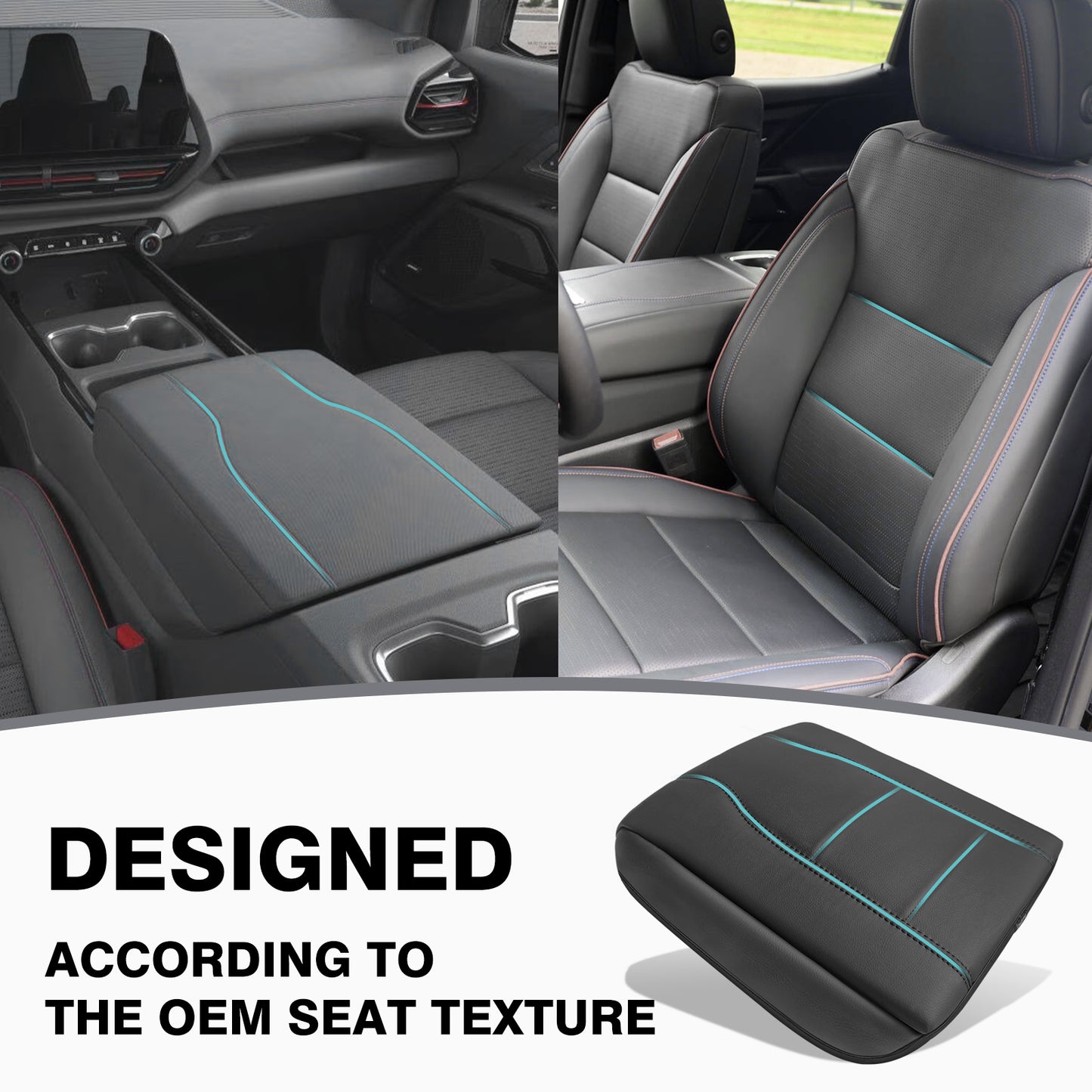 Thickened Console Armrest Pad for Silverado EV/GMC Sierra EV 2024+