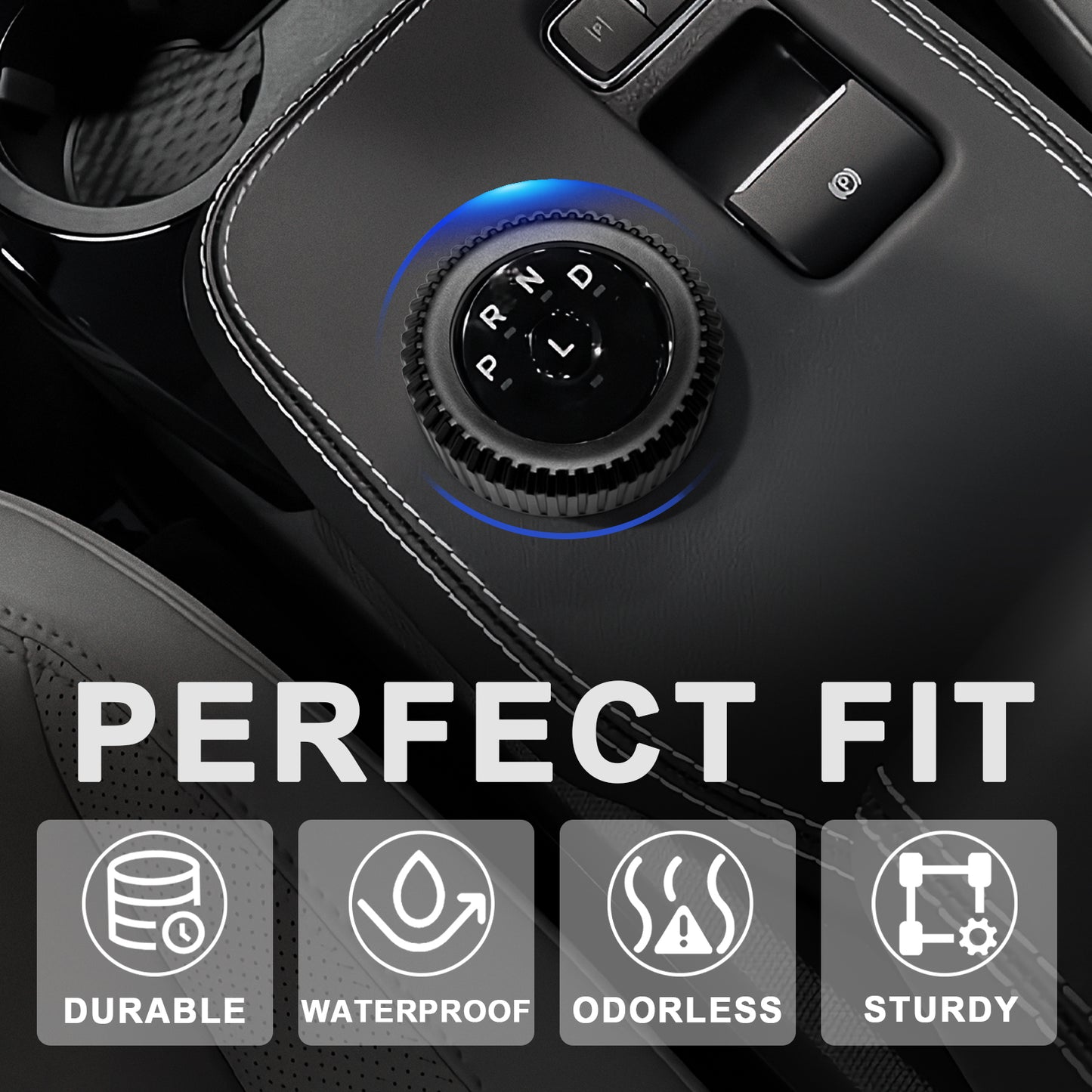 Metal Gear Control Knob Cover for Mach E 2024
