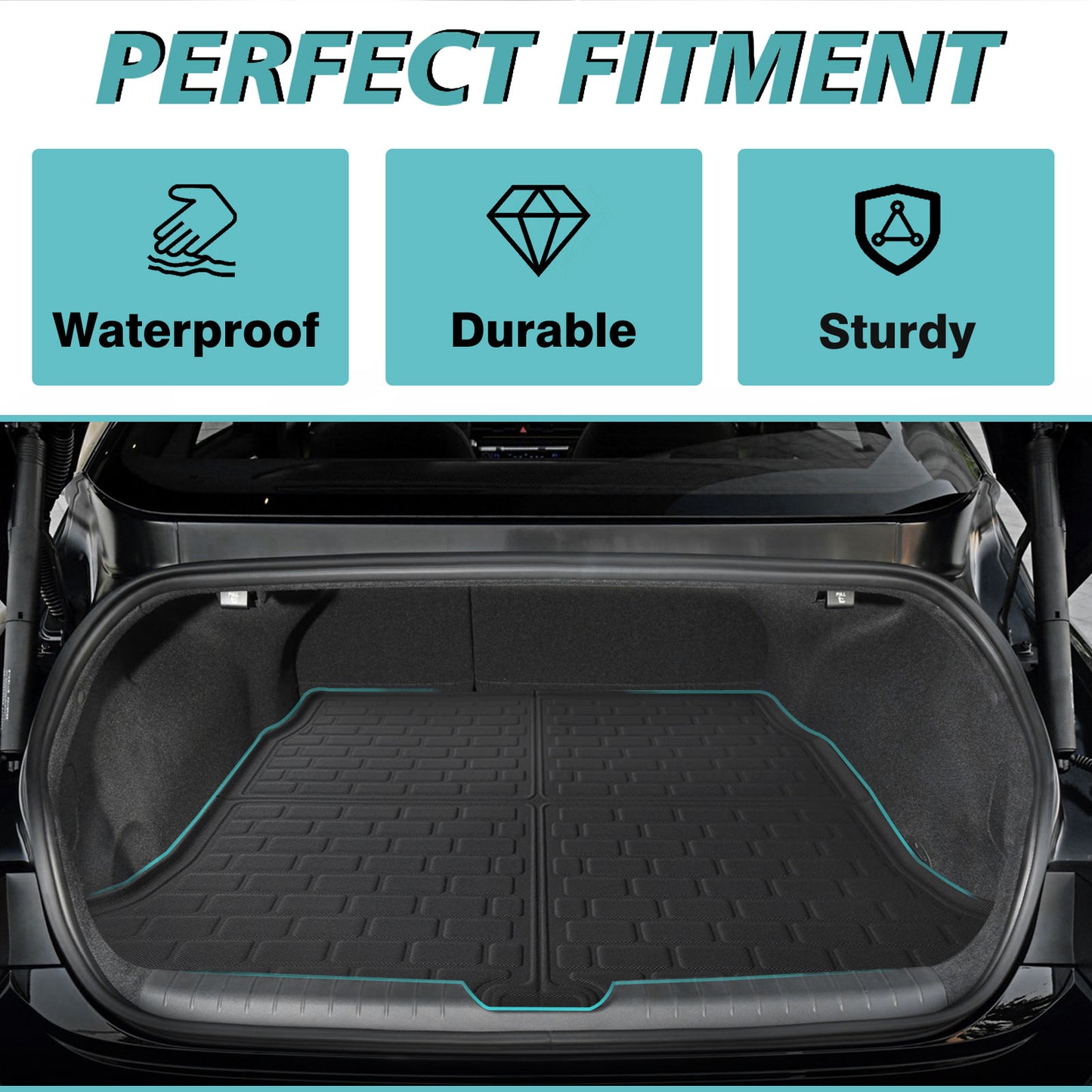 Bundle of Ioniq6 Floor Mats+Trunk Mat