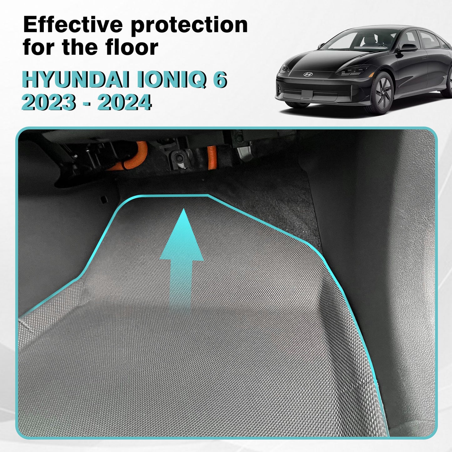 Bundle of Ioniq6 Floor Mats+Trunk Mat