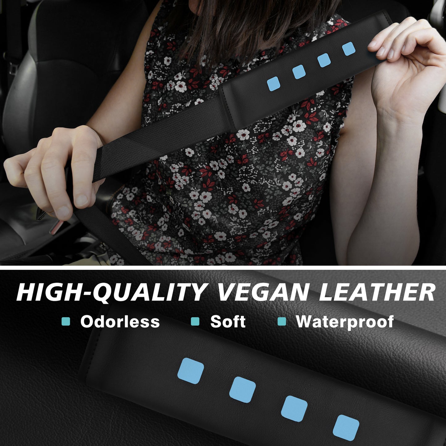 Ioniq5 Ioniq6 Kona EV Kona Morse Code Seat Belt Cushion from BestEvMod