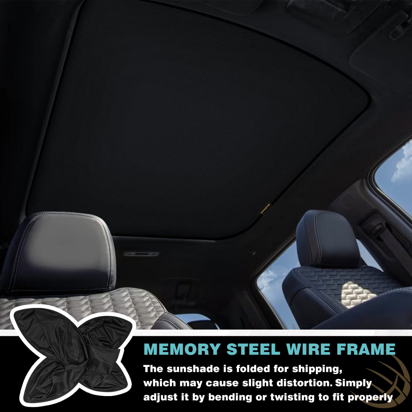 Foldable Roof Sunshade for Silverado EV RST/ Sierra EV Denali 2025 2024