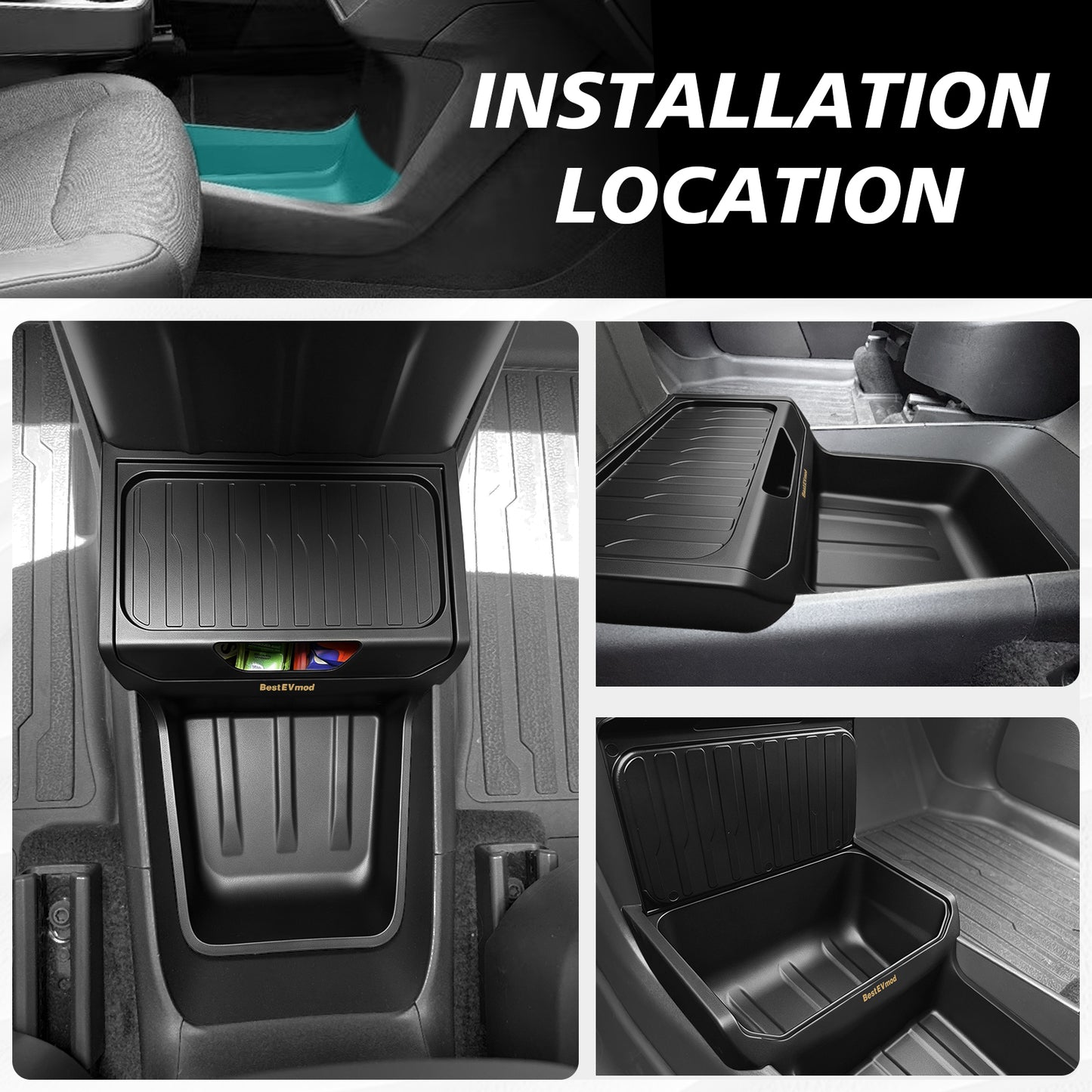 Lower Center Console Organizer for Tesla Model Y Juniper | Standard Version |
