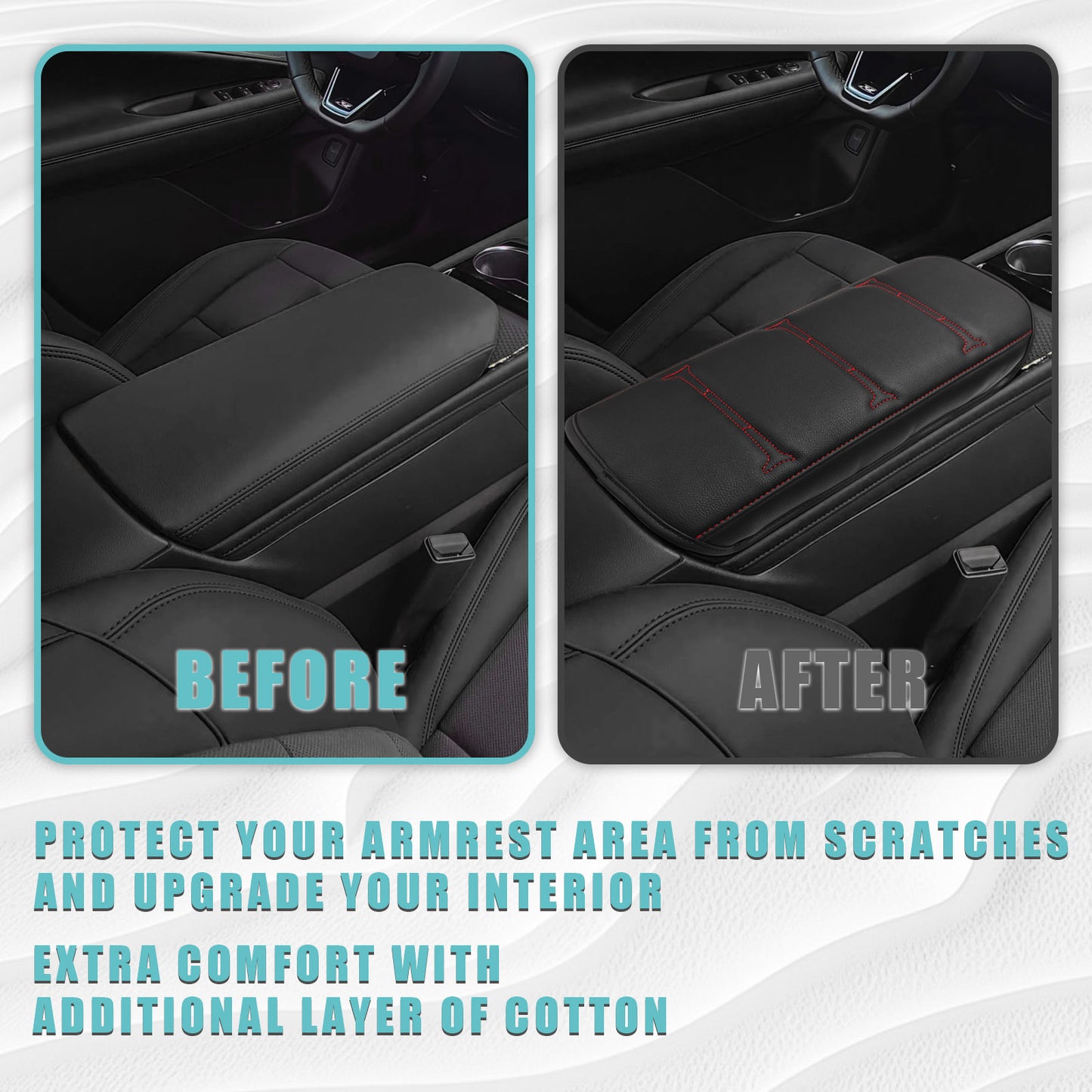 Center Console Armrest Pad Cover for Blazer EV from BestEvMod