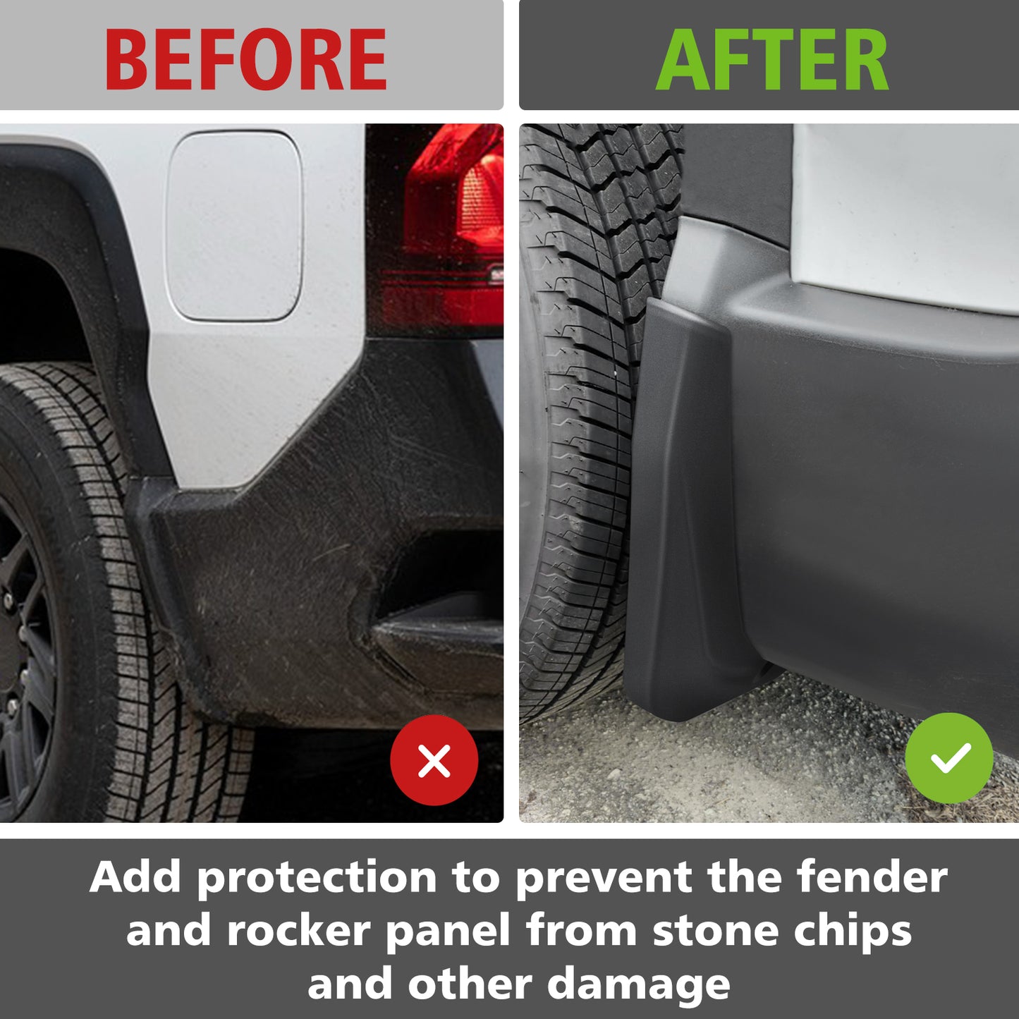 Rear Mud Flaps for Silverado EV 2024+