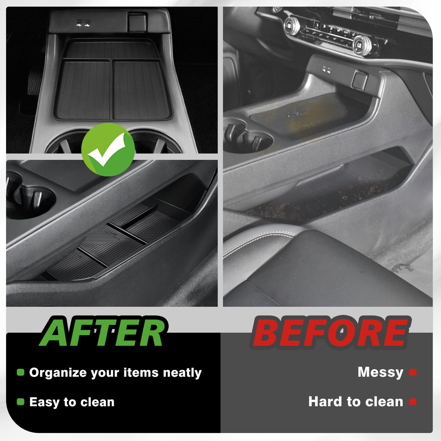 Front + Lower Console Tray for Honda Prologue 2024+