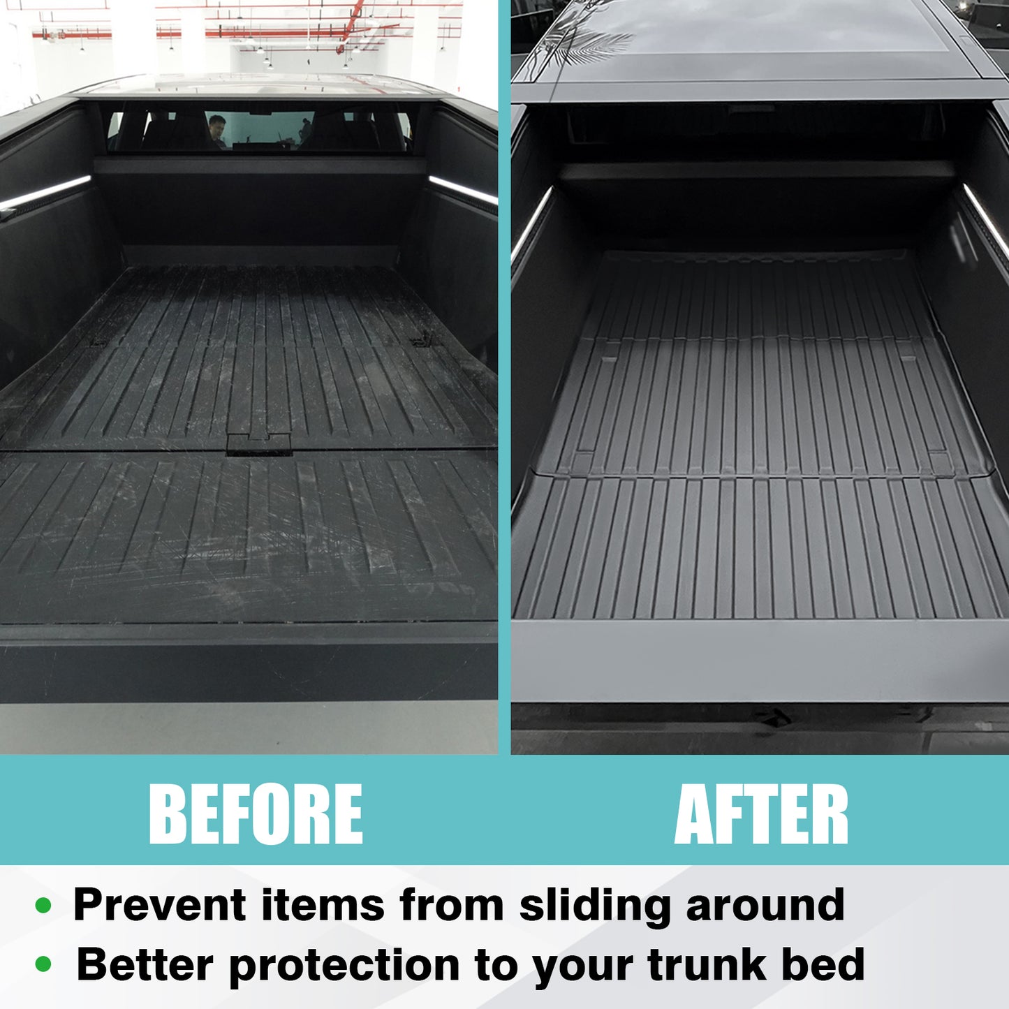 Truck Bed Mat Liner for Cybertruck