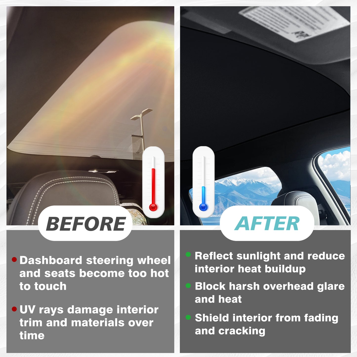 Foldable Roof Sunshade for Silverado EV RST/ Sierra EV Denali 2025 2024