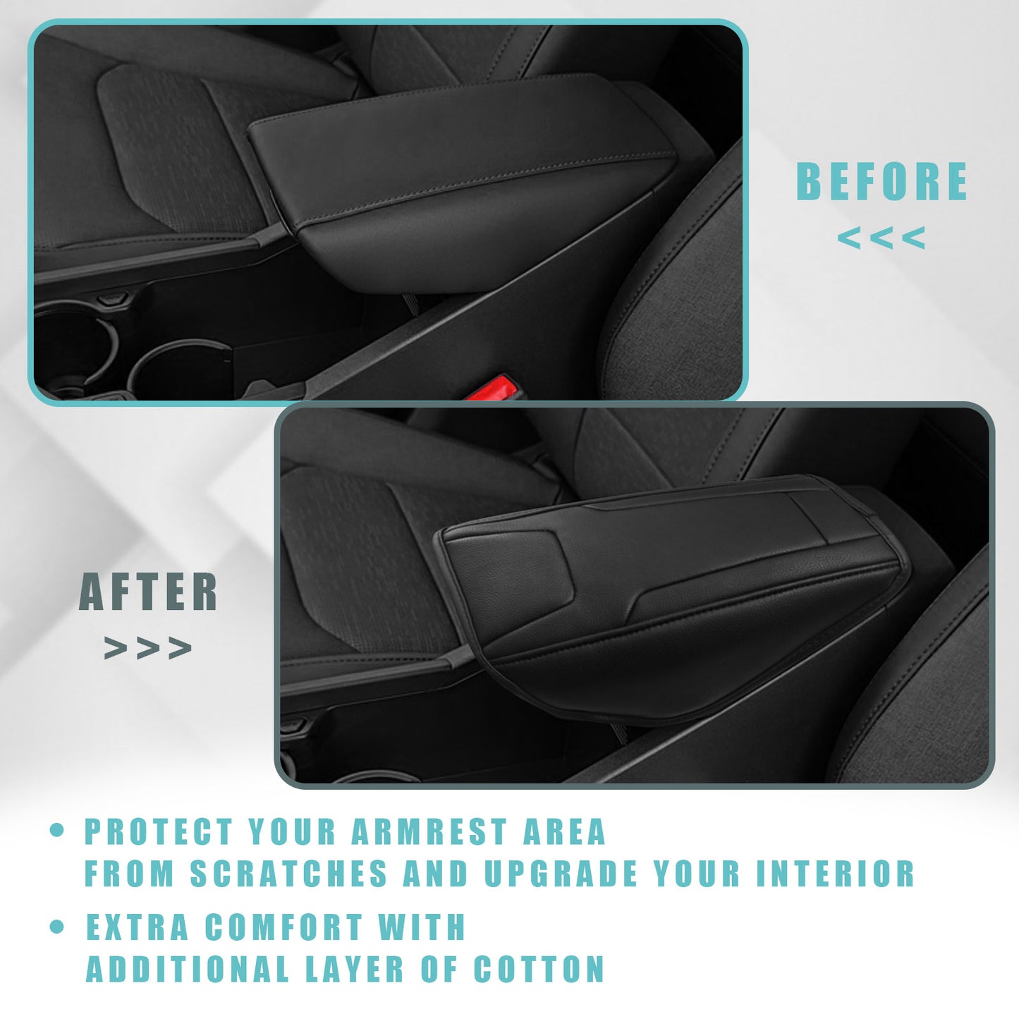 Armrest Pad Cover Extra Soft for Niro EV from BestEvMod