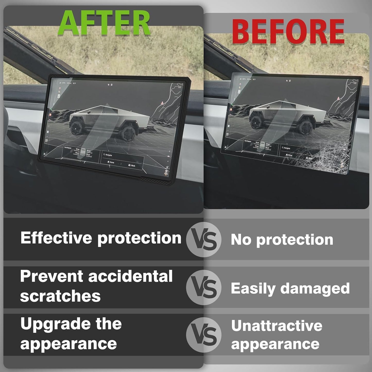 LCD Screen Cover for Cybertruck