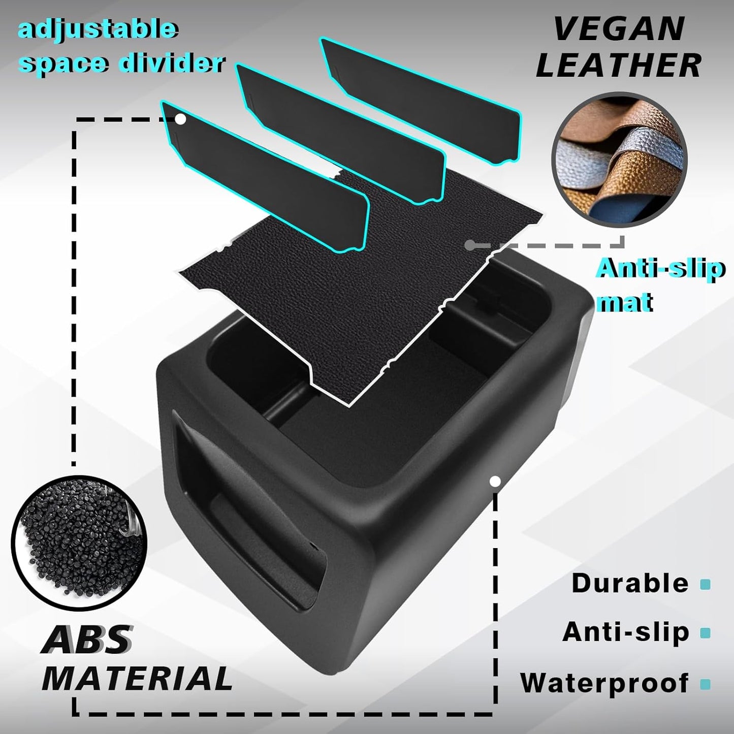 Lockable Camp Speaker Drawer Organizer Tray Compatible with Rivian R1T R1S from BestEvMod