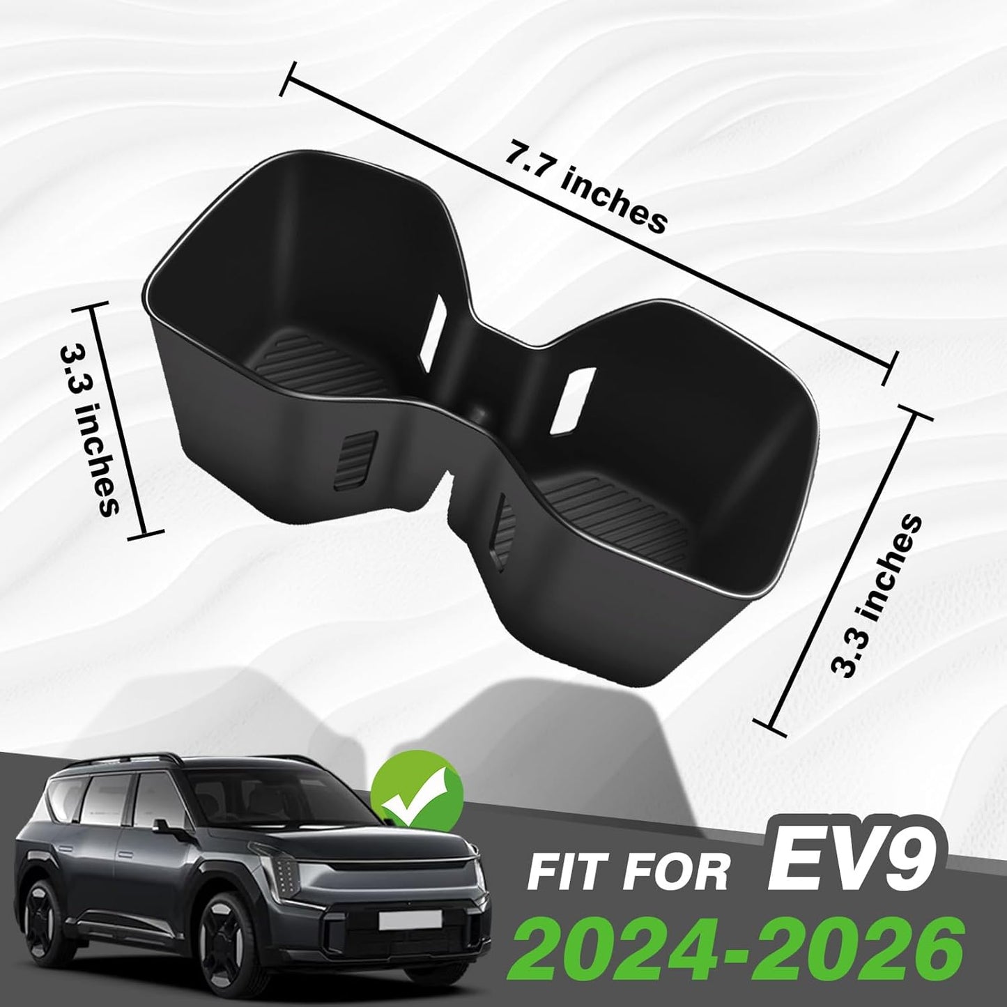 EV9 Center Console Rear Cup Holder from BestEvMod